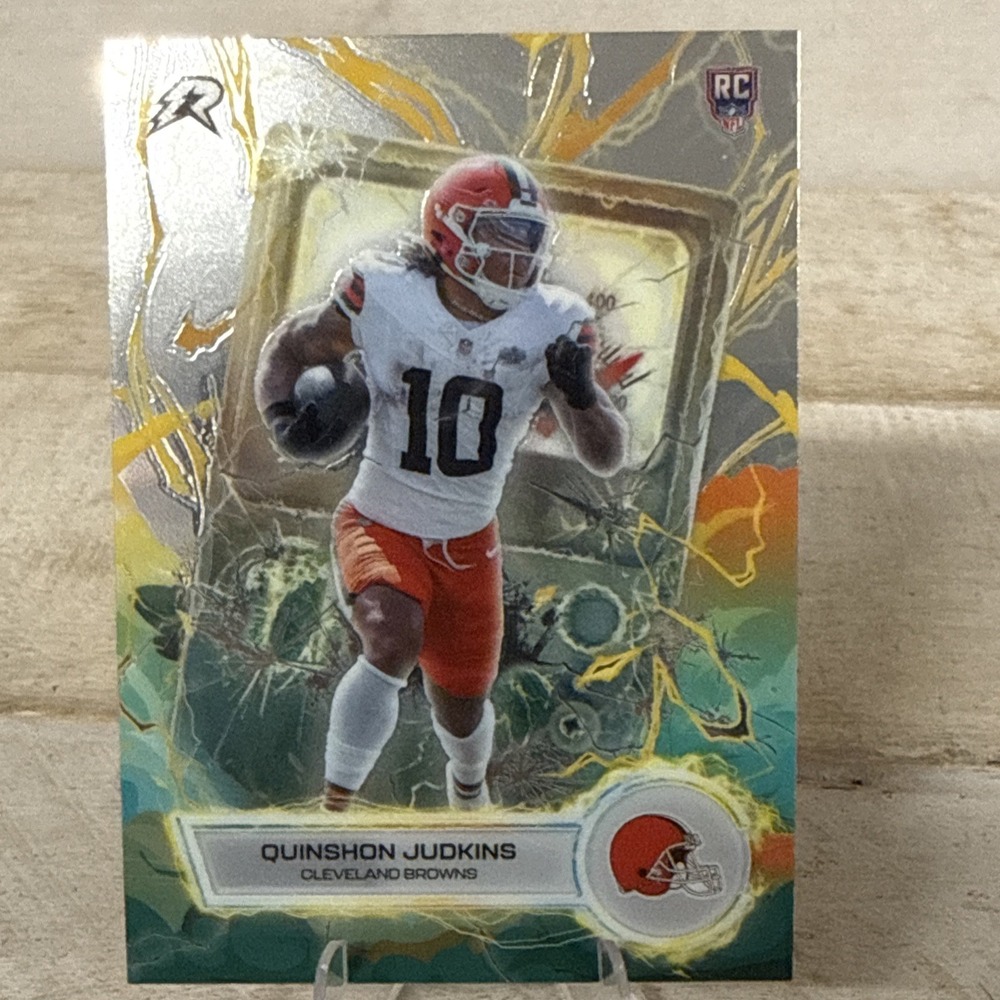 2025 Topps Resurgence Voltaic Rookie Quinshon Judkins Cleveland Browns VT-10